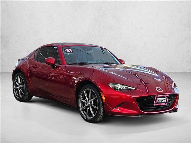 Used 2021 MAZDA MX-5 Miata RF Grand Touring RWD video 3