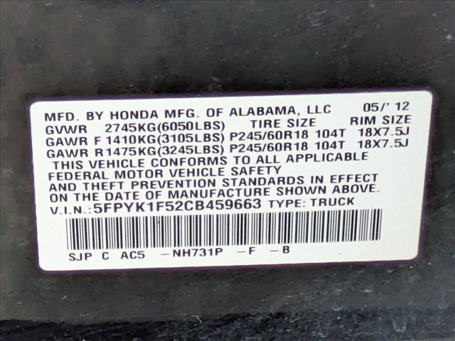 Used 2012 Honda Ridgeline RTL image 24
