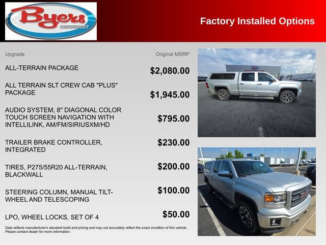 Used 2014 GMC Sierra 1500 SLT w/ All-Terrain Package AWD/4WD image 10