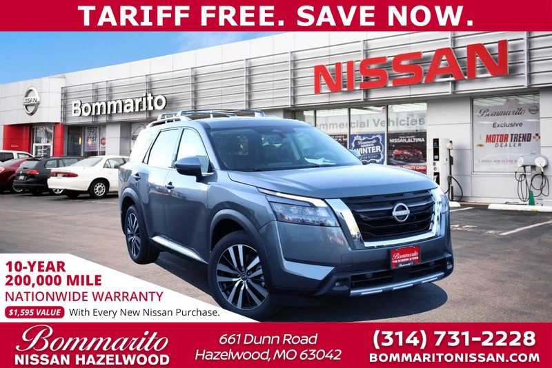 New 2025 Nissan Pathfinder Platinum w/ Cargo Package
