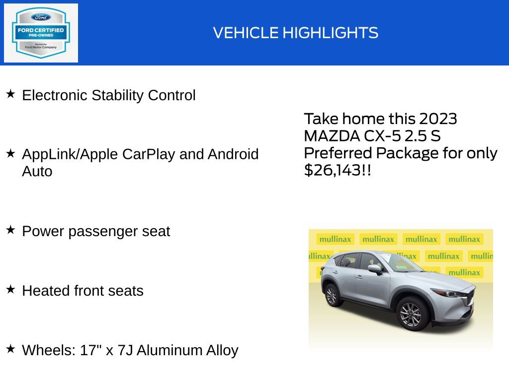 Used 2023 MAZDA CX-5 AWD 2.5 S image 19