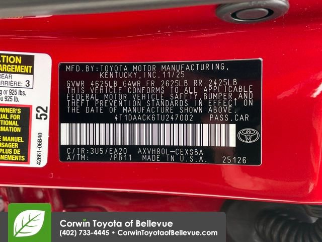 Used 2026 Toyota Camry SE w/ Multimedia Upgrade Package image 24