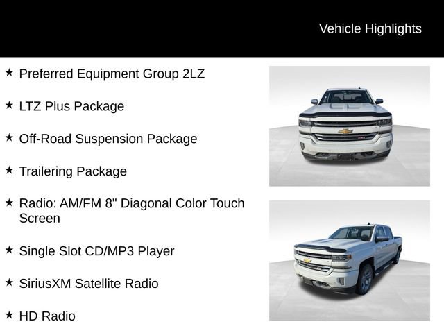 Used 2017 Chevrolet Silverado 1500 LTZ Z71 w/ LTZ Plus Package image 14