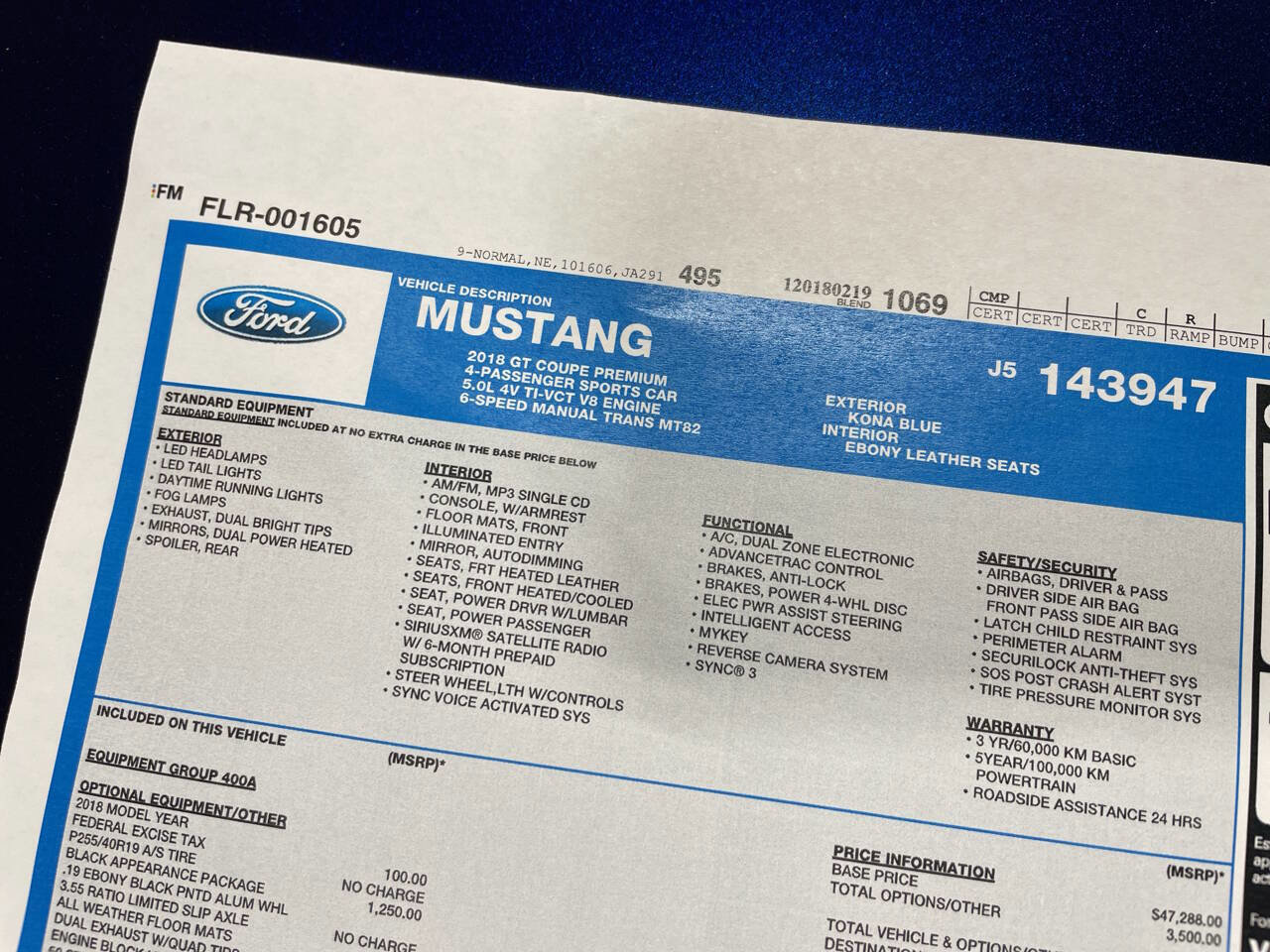 Used 2018 Ford Mustang GT Premium w/ Black Accent Package image 62