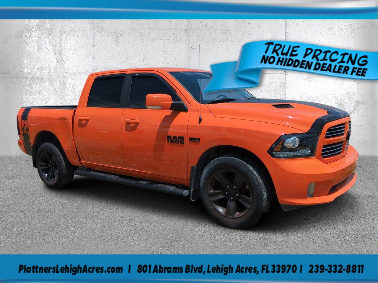 Used 2017 RAM 1500 Sport w/ Ignition Orange Sport Package