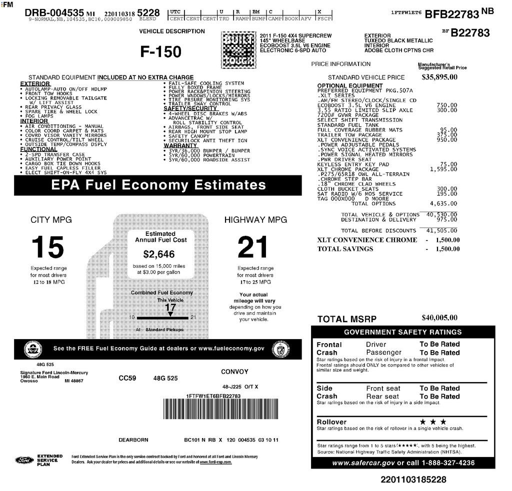 Used 2011 Ford F150 XLT w/ XLT Chrome Pkg image 13