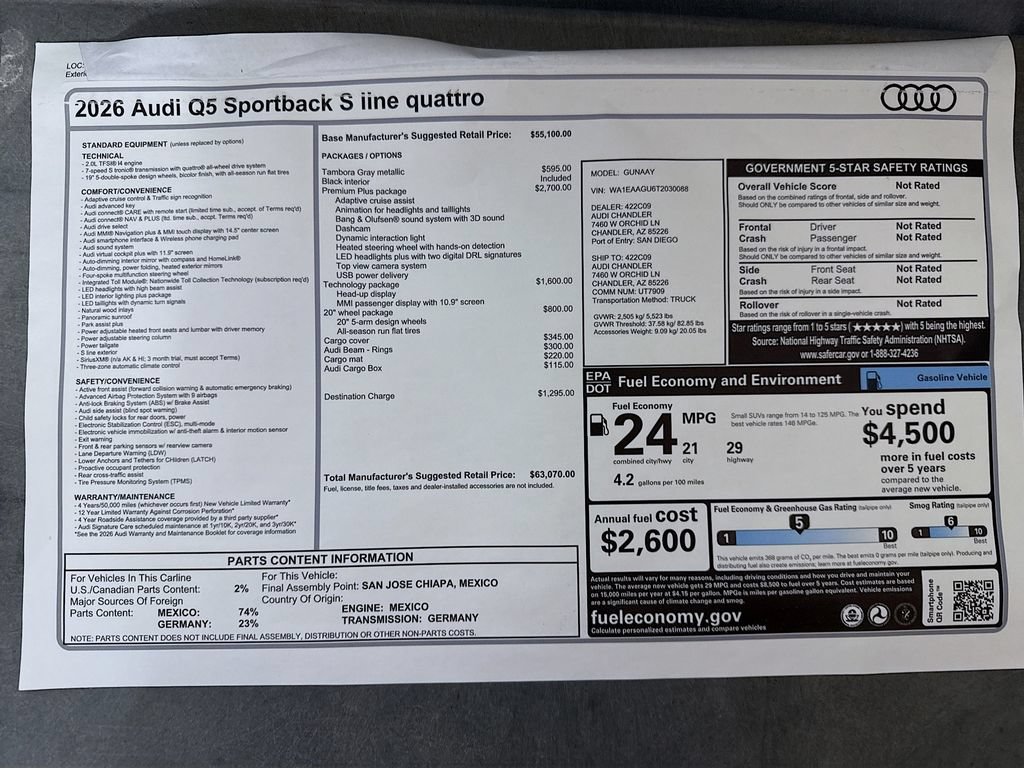 New 2026 Audi Q5 Premium Plus AWD/4WD image 9