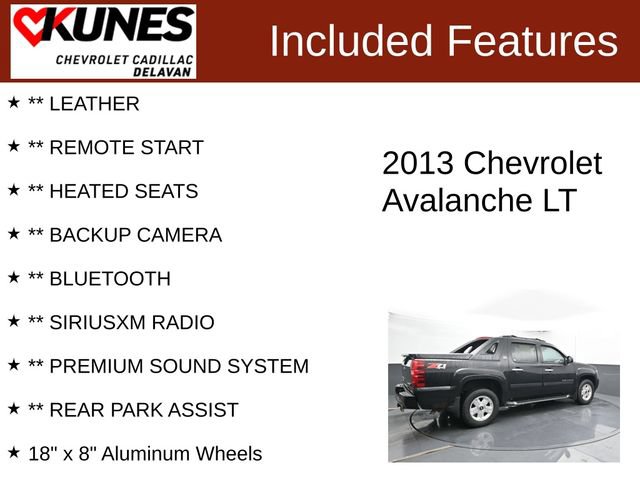 Used 2013 Chevrolet Avalanche LT w/ Suspension Package, Off-Road AWD/4WD image 3