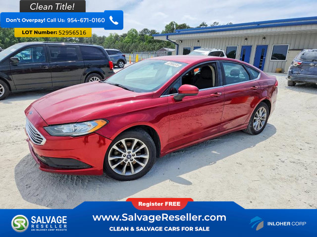 Used 2017 Ford Fusion SE w/ Fusion SE Technology Package FWD image 1