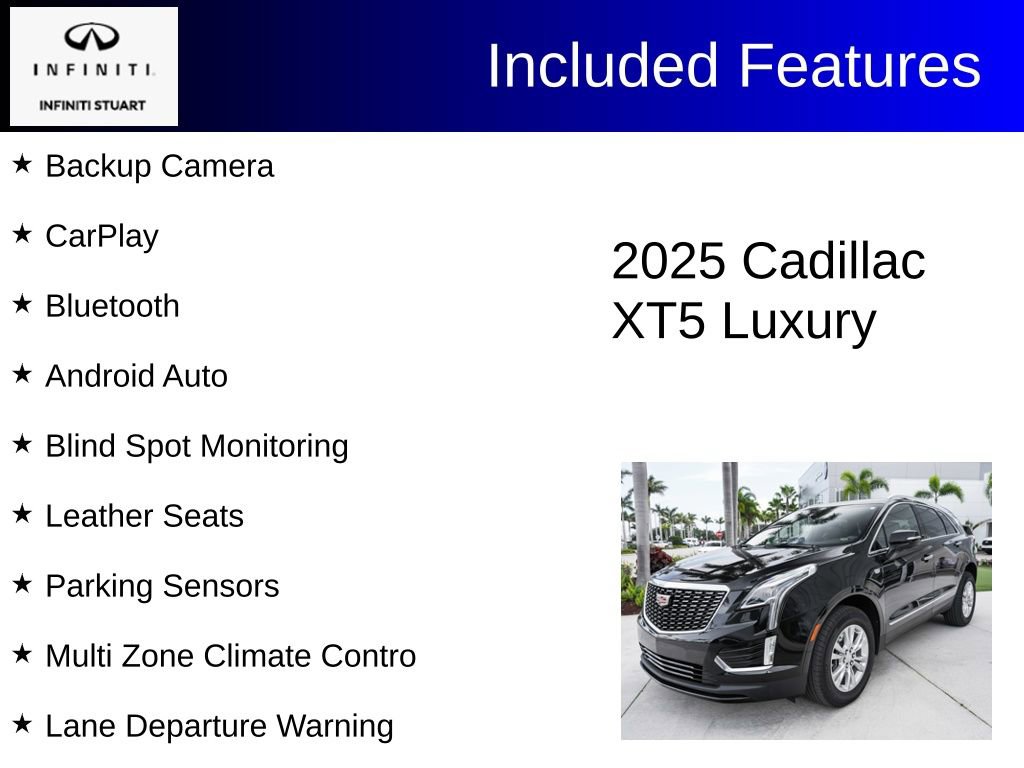 Used 2025 Cadillac XT5 Luxury FWD image 2