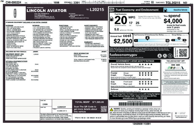 New 2026 Lincoln Aviator AWD image 4