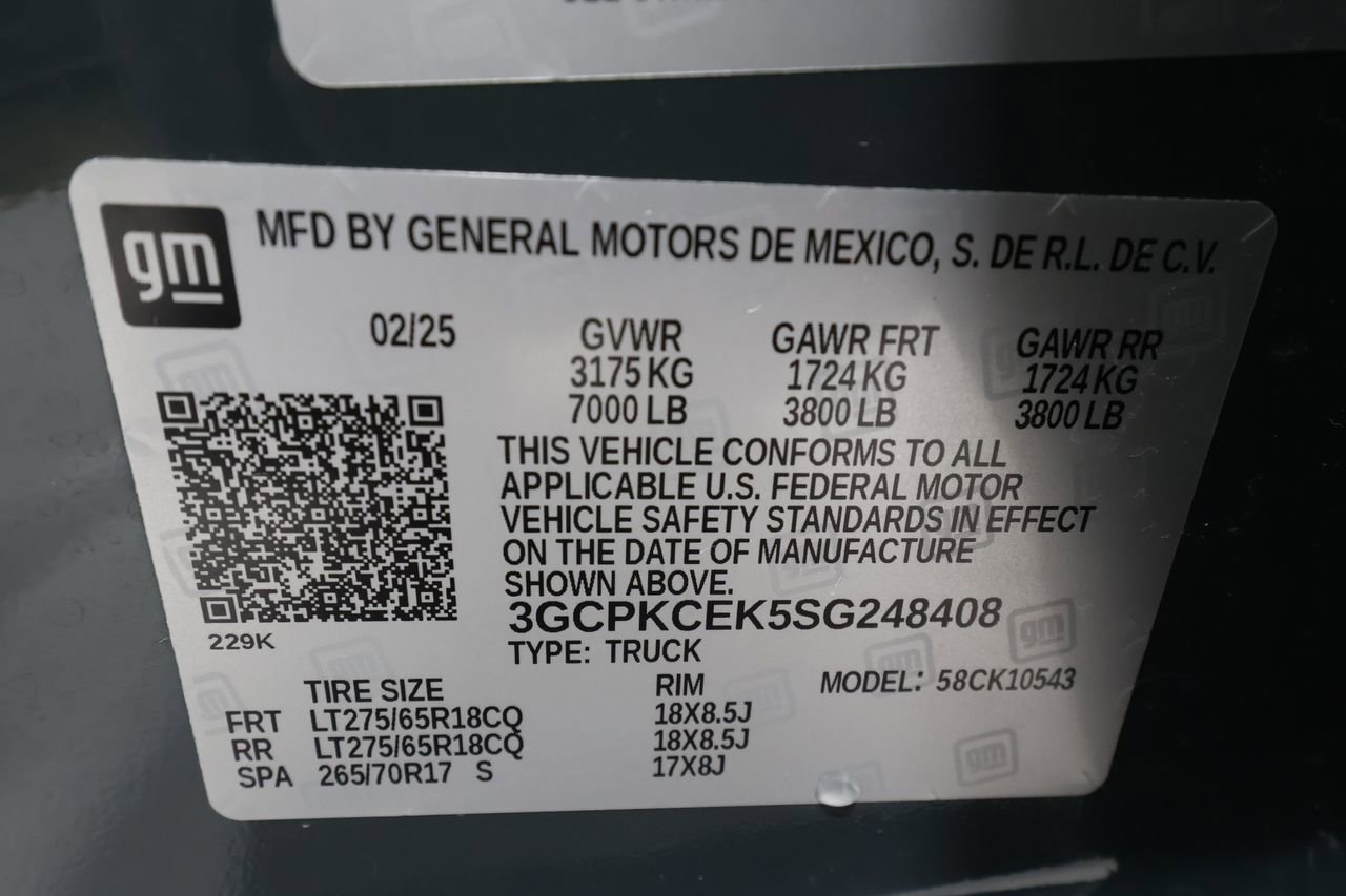 Certified 2025 Chevrolet Silverado 1500 Custom Trail Boss image 31