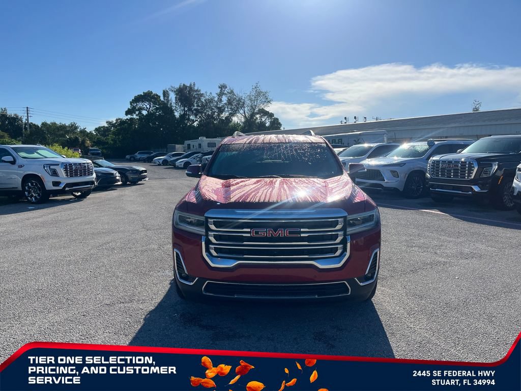 Used 2021 GMC Acadia SLT w/ Technology Package FWD image 3