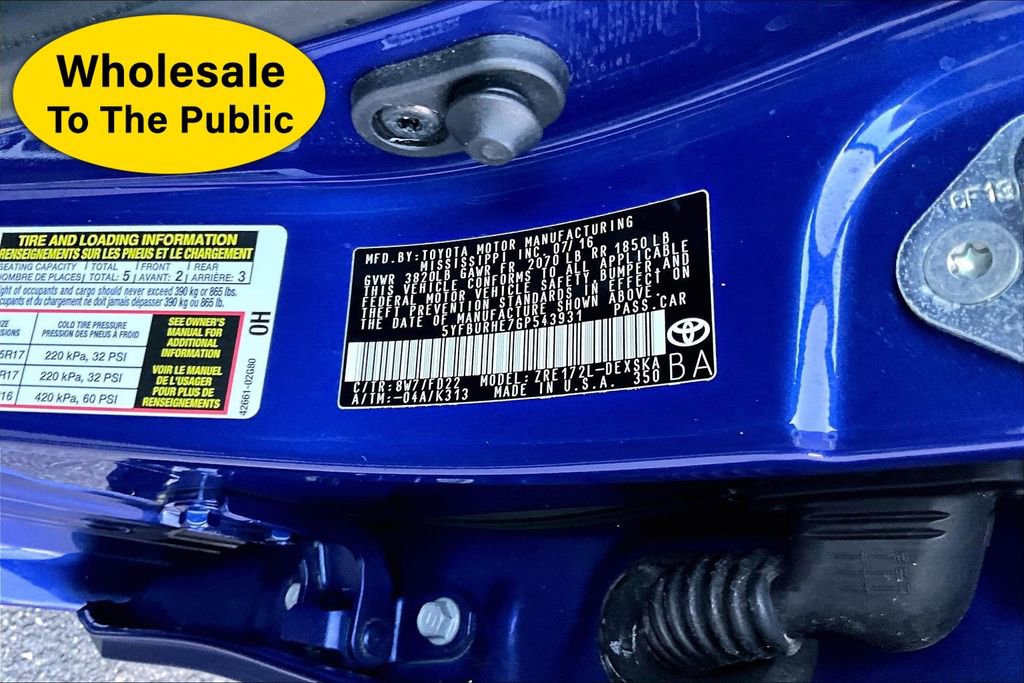 Used 2016 Toyota Corolla S image 14