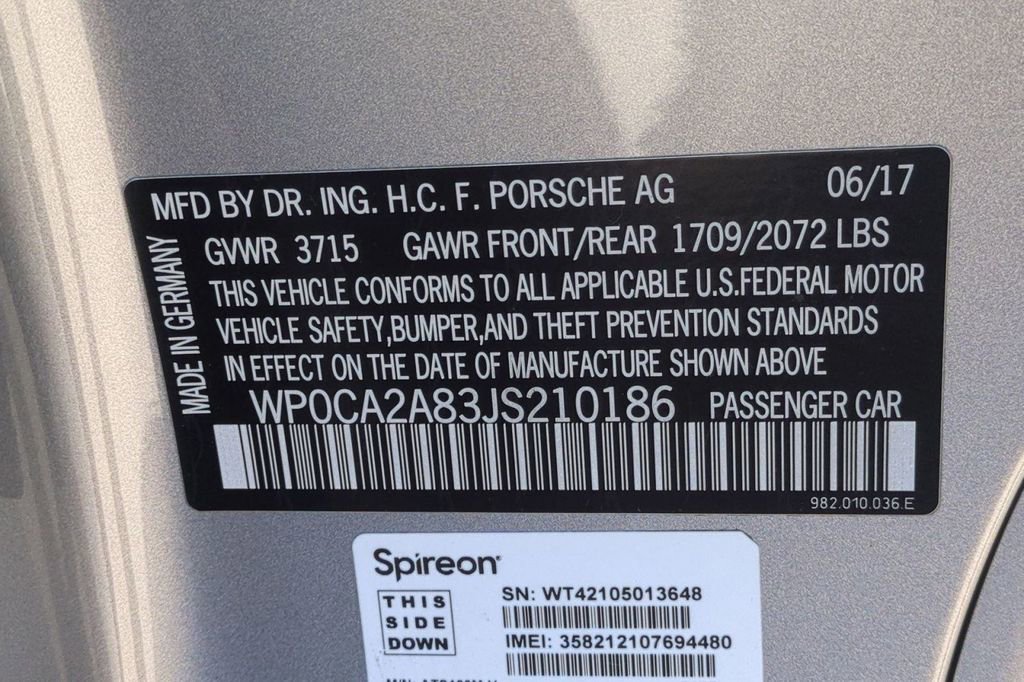 Used 2018 Porsche 718 Boxster image 18