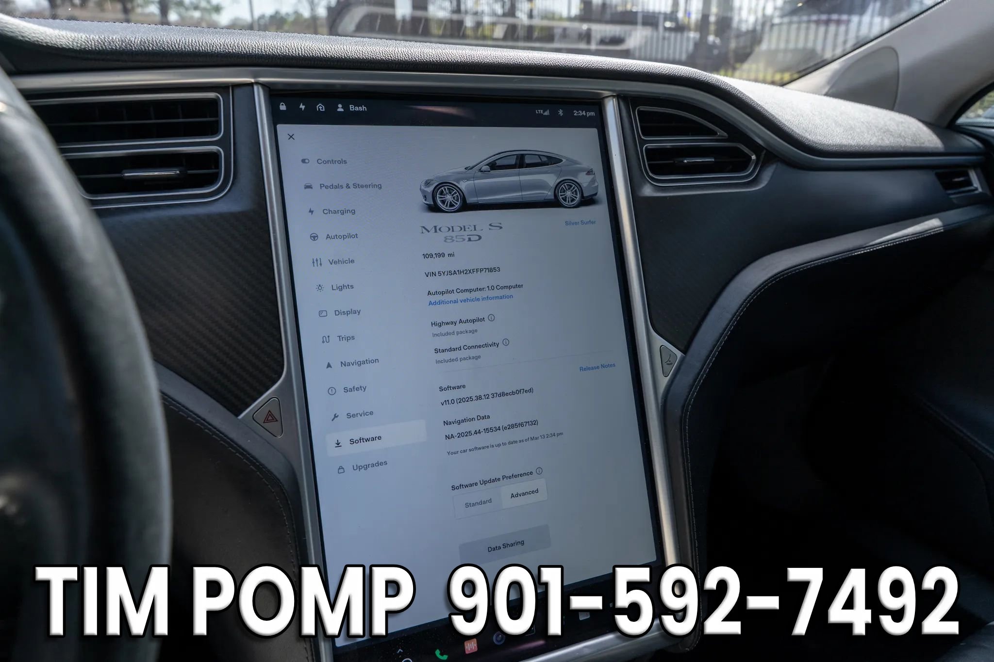 Used 2015 Tesla Model S 85D image 21