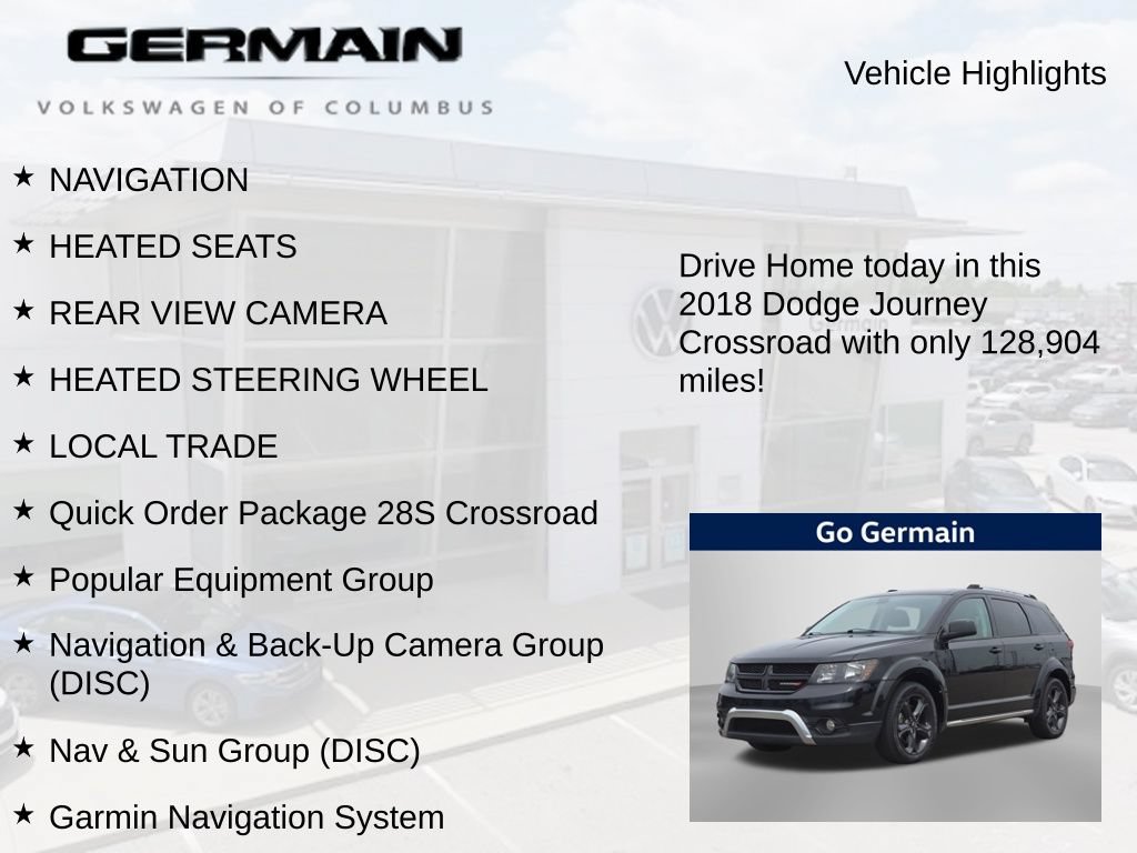 Used 2018 Dodge Journey Crossroad w/ Nav & Sun Group FWD image 5