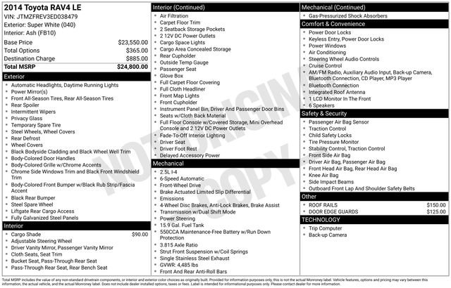 Used 2014 Toyota RAV4 LE image 7
