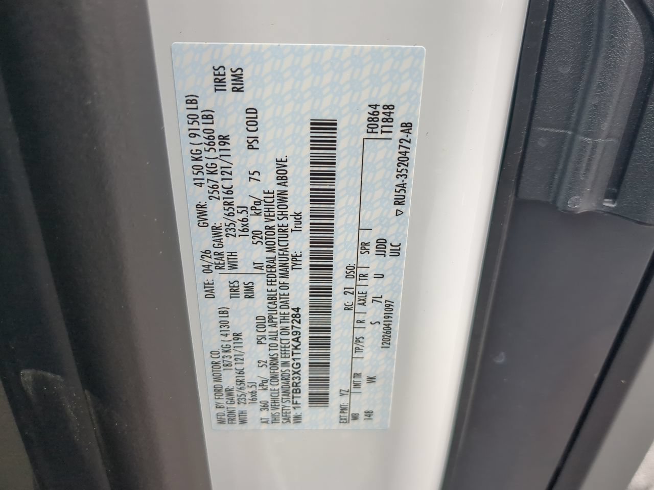 New 2026 Ford Transit 250 148 High Roof Extended RWD image 24