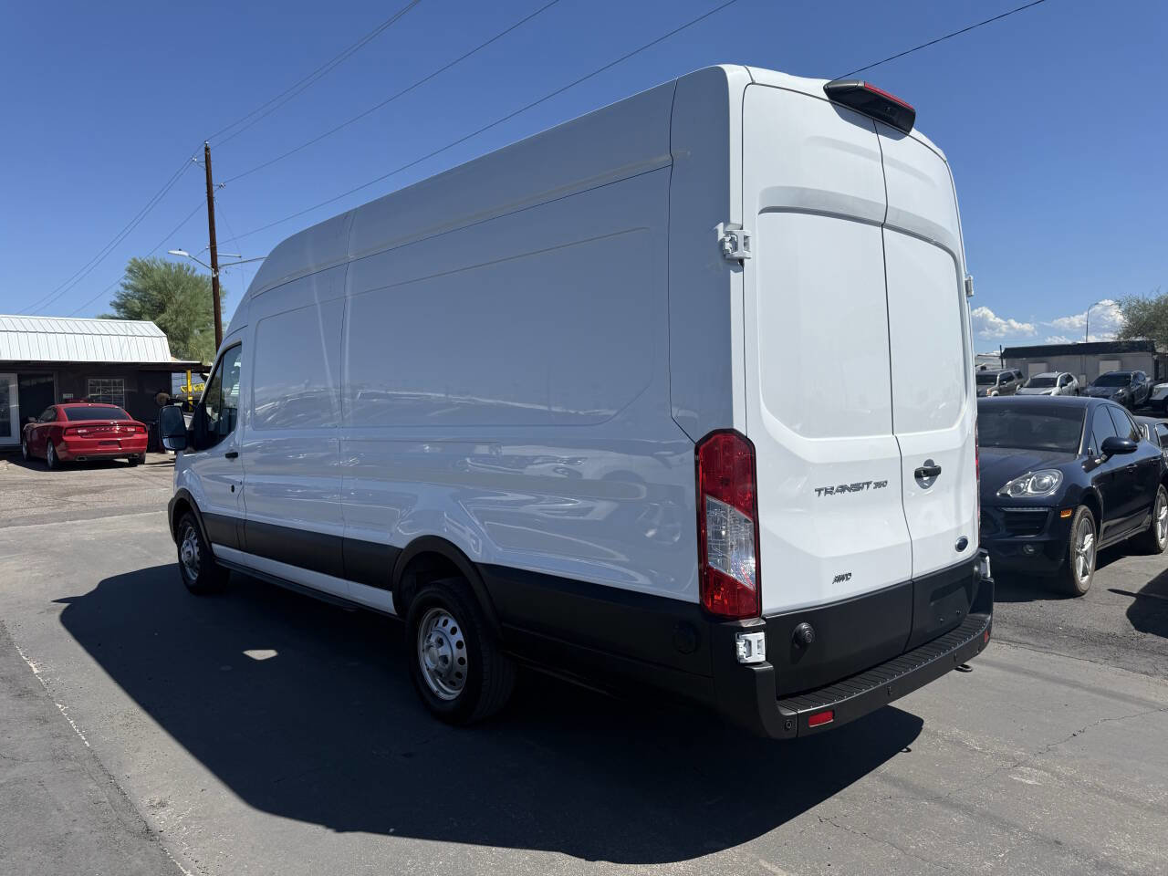 Used 2022 Ford Transit 350 148 High Roof Extended AWD w/ Load Area Protection Package image 7