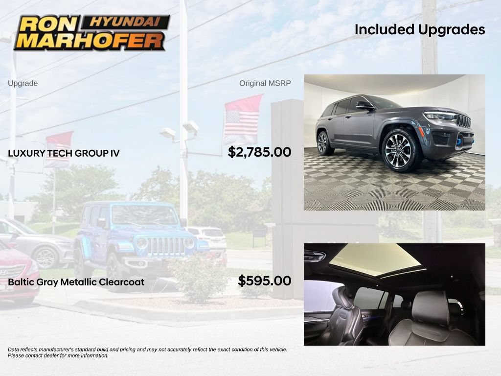 Used 2023 Jeep Grand Cherokee Overland w/ Luxury Tech Group IV AWD/4WD image 6