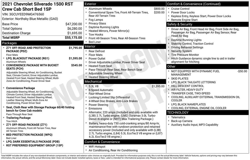 Used 2021 Chevrolet Silverado 1500 RST image 13