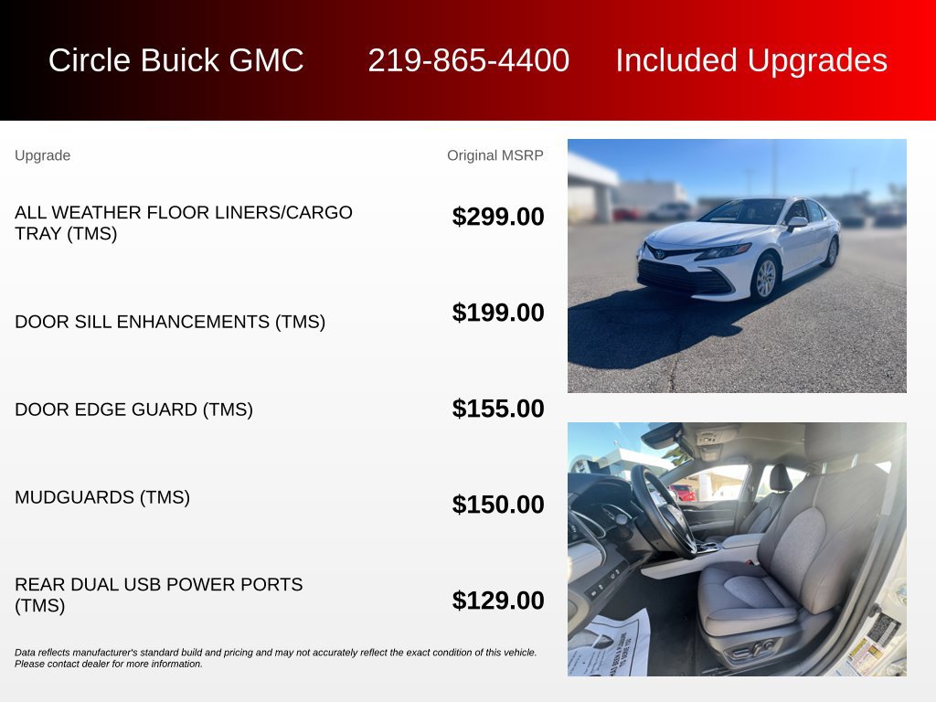Used 2024 Toyota Camry LE AWD/4WD image 3