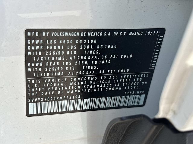 Used 2023 Volkswagen Taos SE w/ Black Wheel Package AWD/4WD image 17