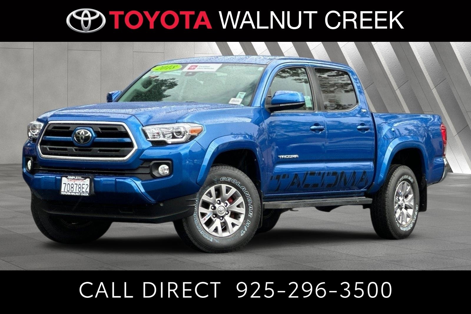 Certified 2018 Toyota Tacoma SR5