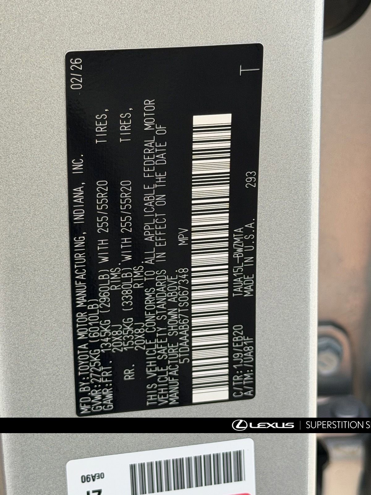 New 2026 Lexus TX 350 AWD image 29