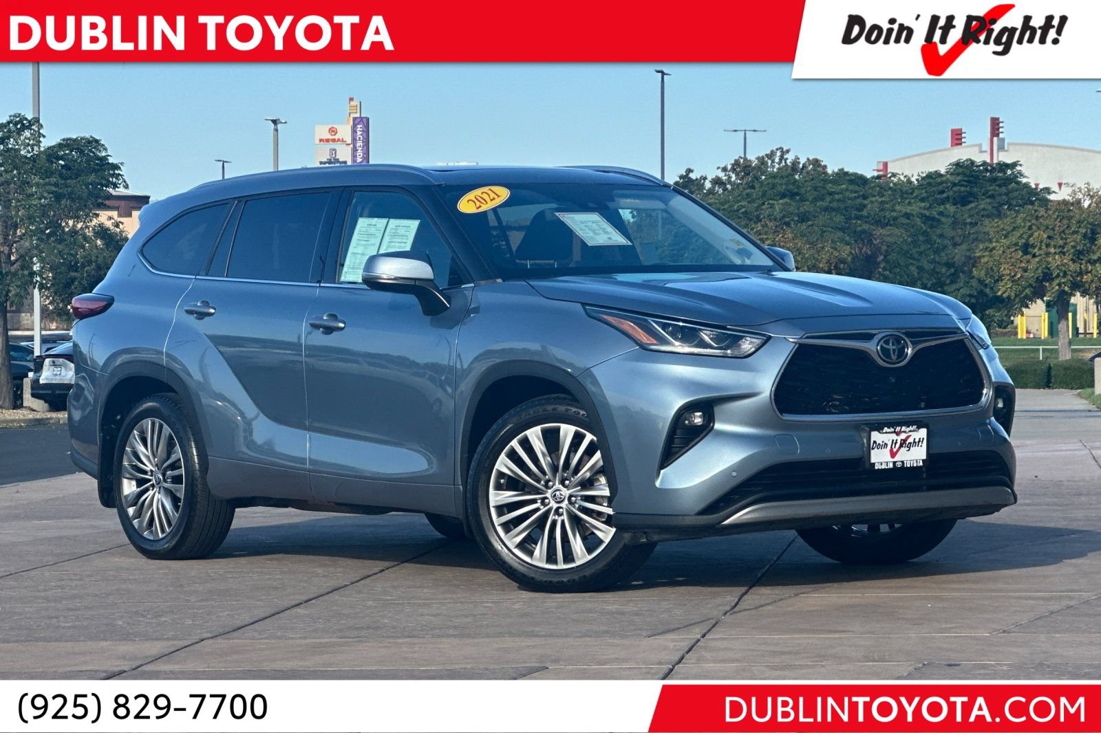 Certified 2021 Toyota Highlander Platinum AWD/4WD 360° Tour