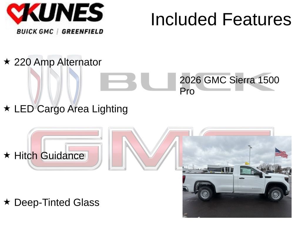 New 2026 GMC Sierra 1500 Pro w/ Pro Value Package image 4
