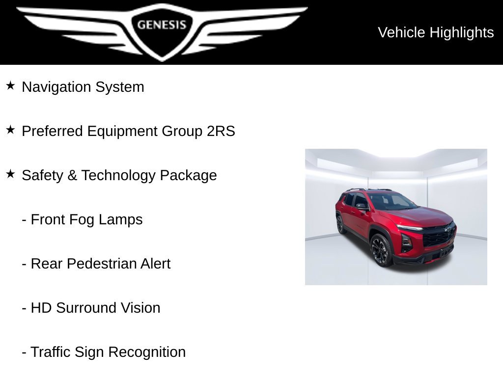 Used 2025 Chevrolet Equinox RS w/ Safety and Technology Package AWD/4WD image 8