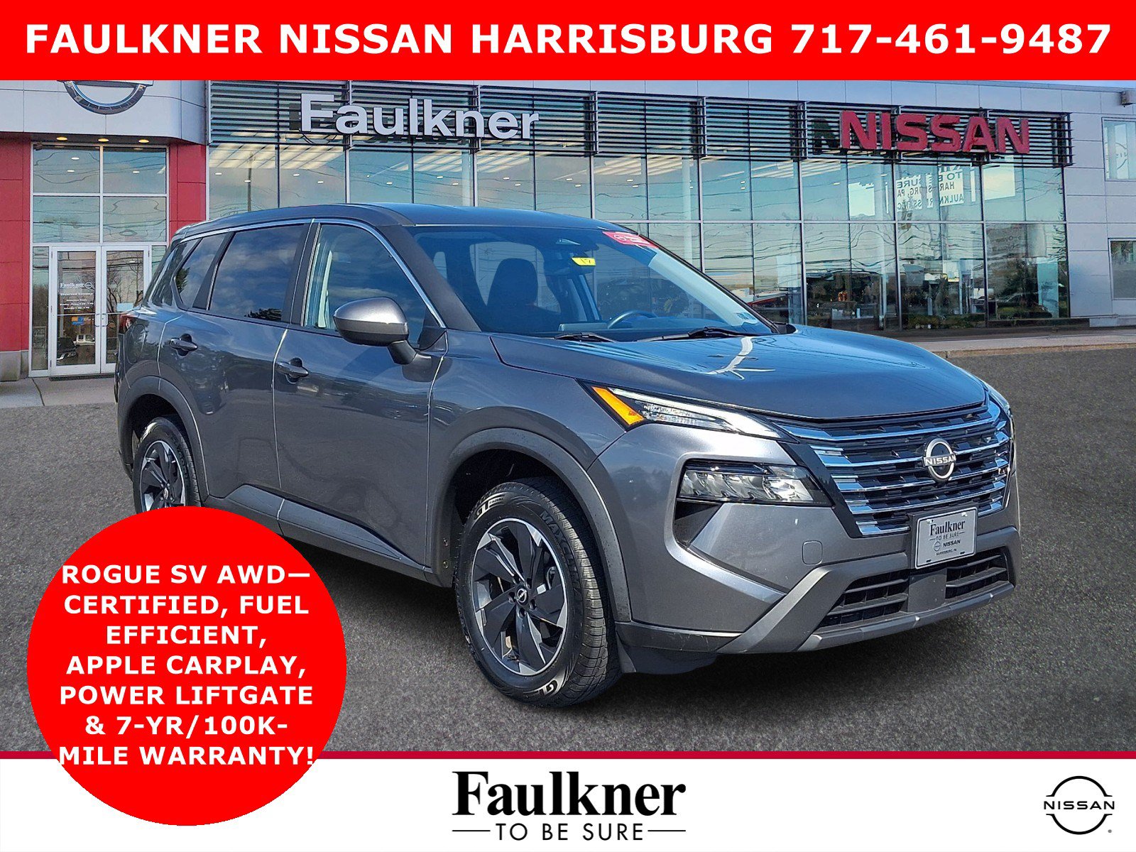 Certified 2024 Nissan Rogue SV