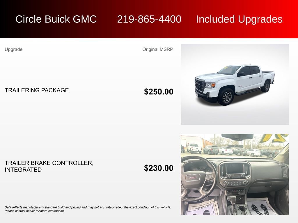 Used 2021 GMC Canyon AT4 w/ Trailering Package image 3