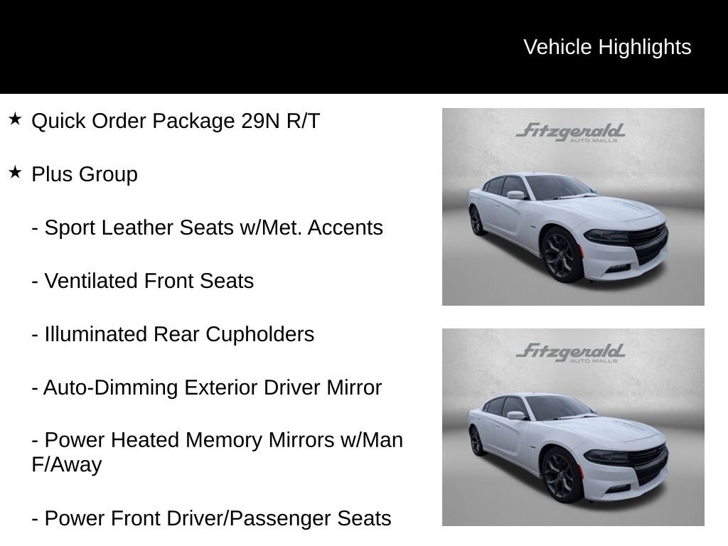 Used 2015 Dodge Charger R/T w/ Plus Group image 4