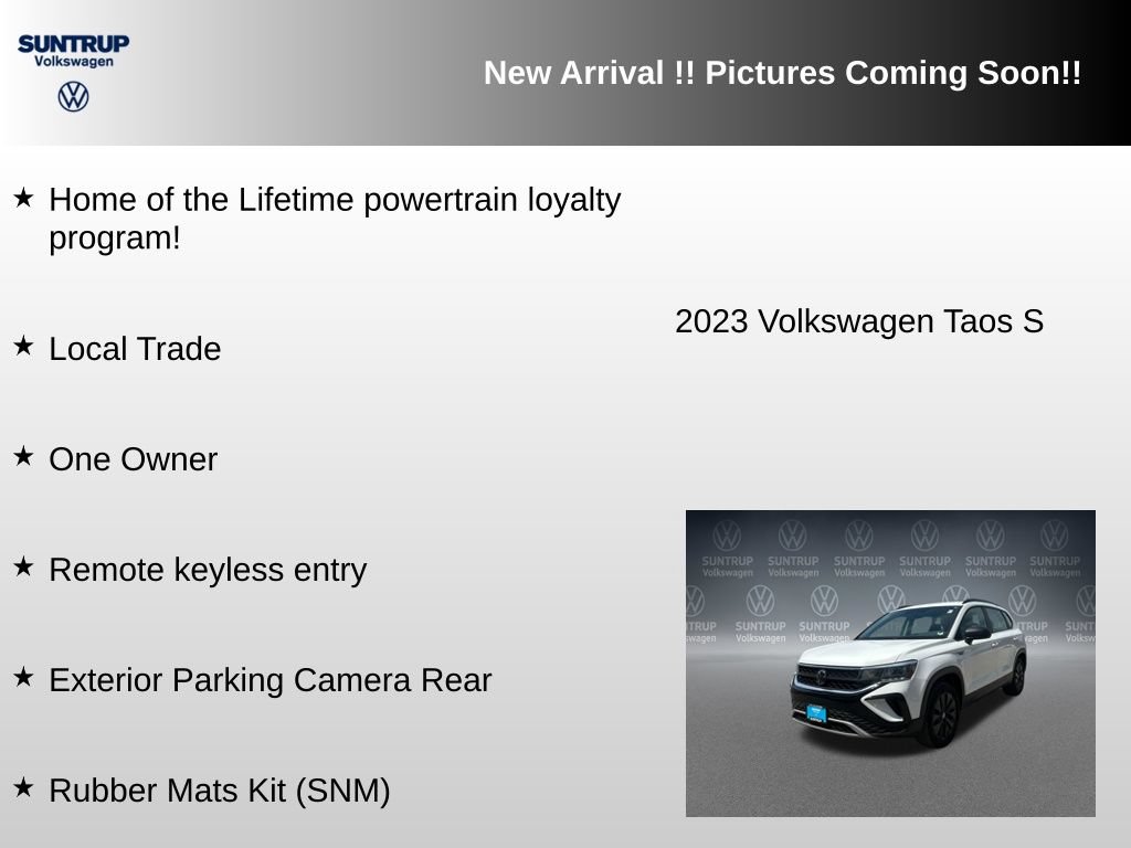 Used 2023 Volkswagen Taos S FWD image 5