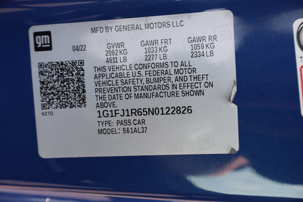 Used 2022 Chevrolet Camaro ZL1 RWD image 33