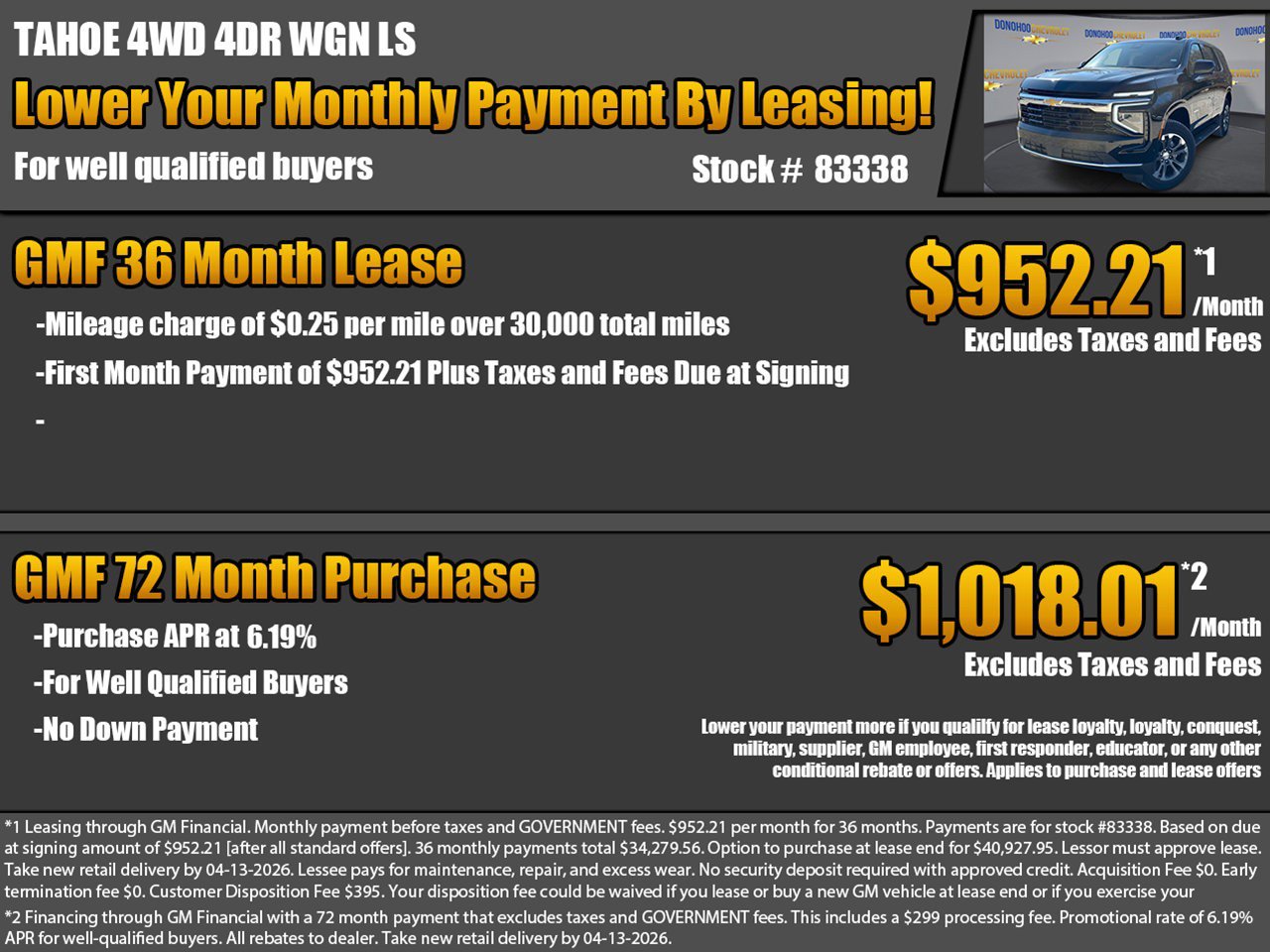 New 2026 Chevrolet Tahoe LS image 2