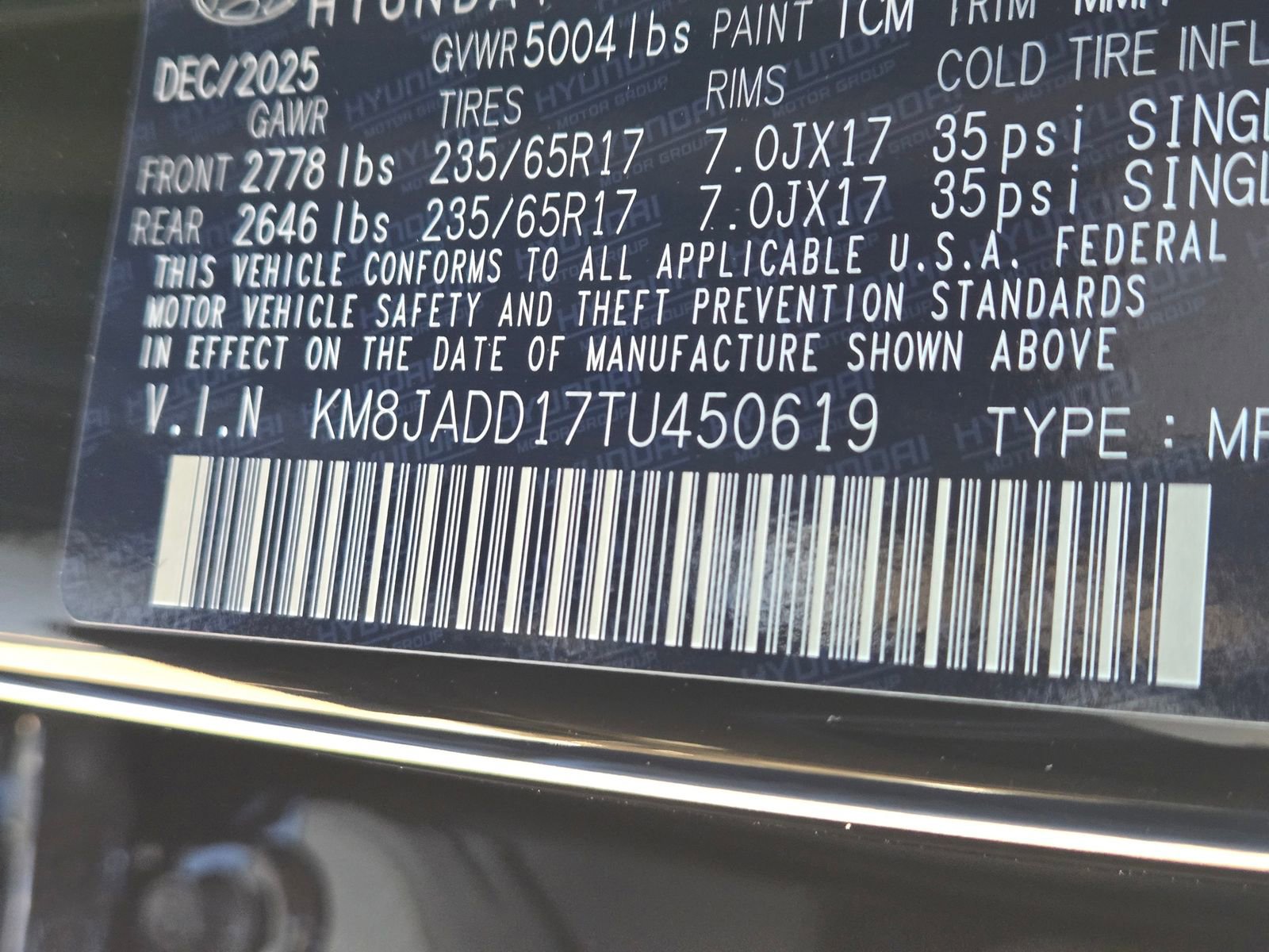 New 2026 Hyundai Tucson Blue SE image 20