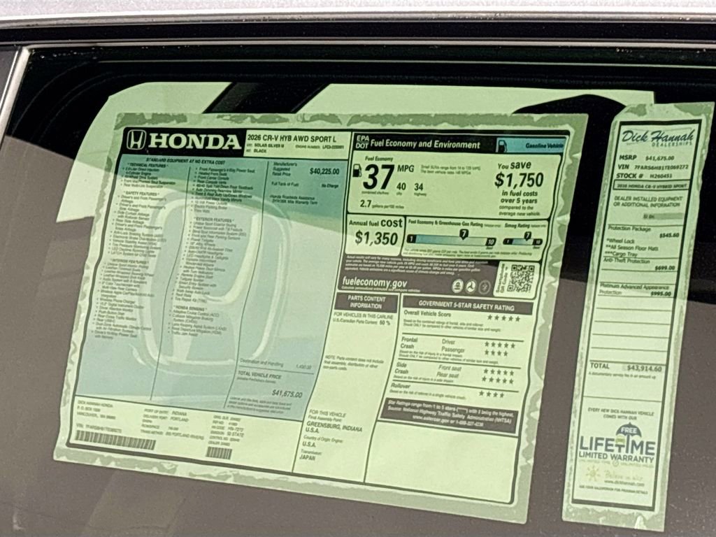 New 2026 Honda CR-V Sport-L image 24