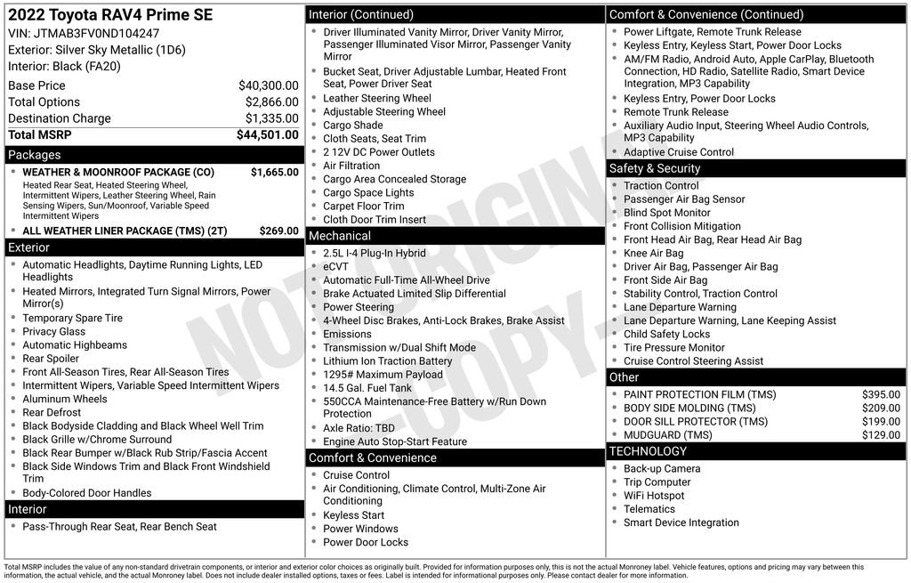 Used 2022 Toyota RAV4 SE w/ Weather & Moonroof Package AWD/4WD image 33