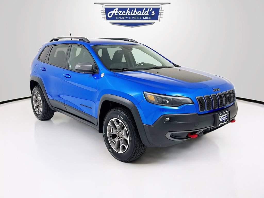 Used 2021 Jeep Cherokee Trailhawk w/ Trailer Tow Group AWD/4WD image 1