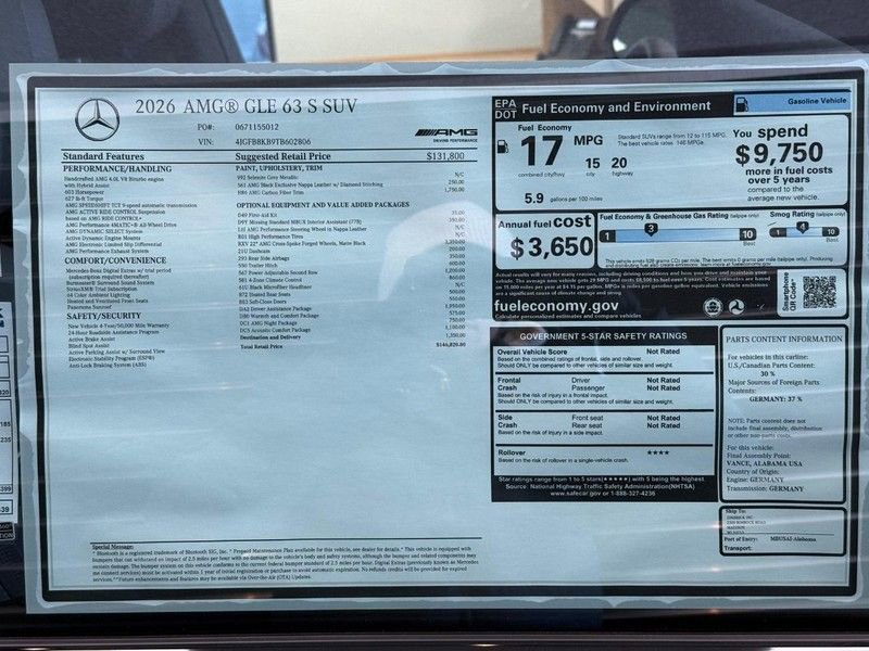 New 2026 Mercedes-Benz GLE 63 AMG S image 4