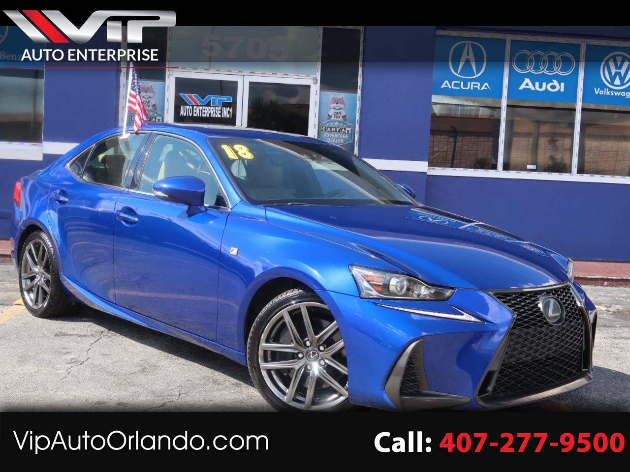 Used 2018 Lexus IS 300 F Sport w/ F Sport Package RWD image 1