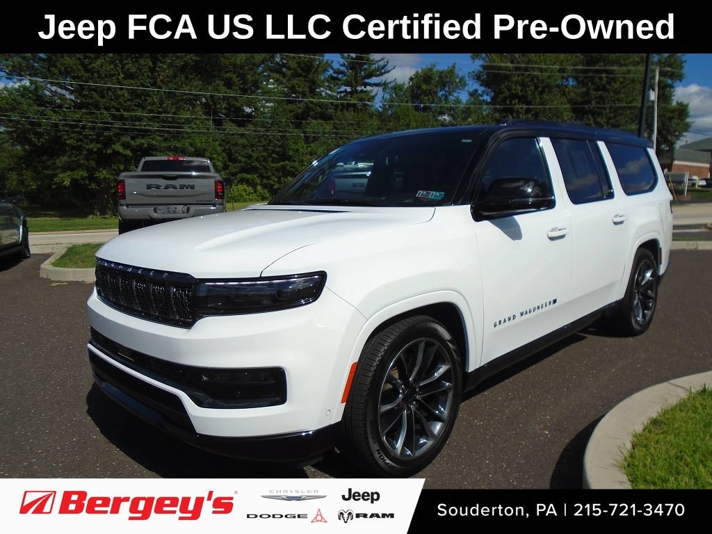 Certified 2025 Jeep Grand Wagoneer L Series II Obsidian w/ Quick Order Packagew 28T AWD/4WD video 1