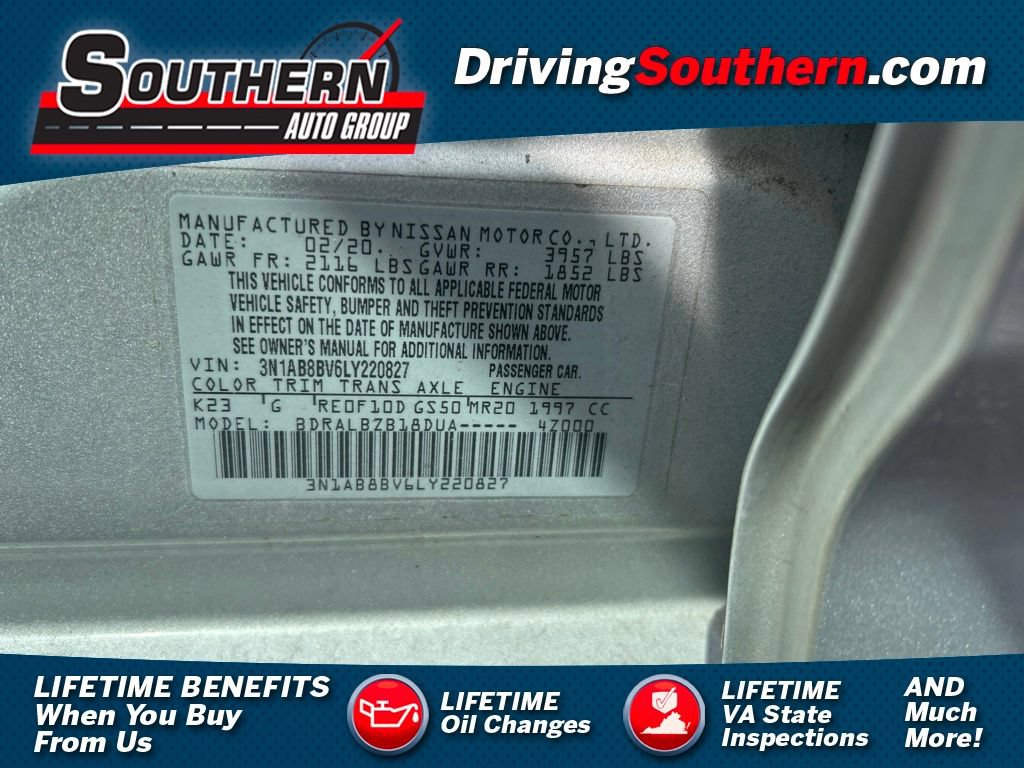 Used 2020 Nissan Sentra S