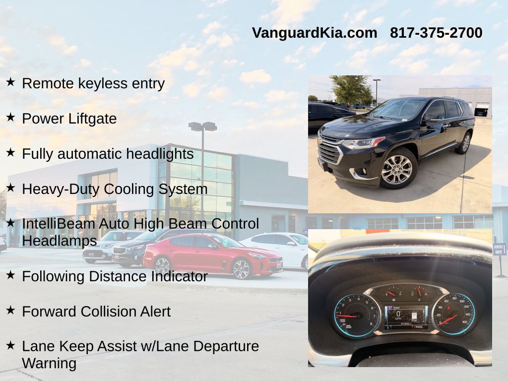 Used 2018 Chevrolet Traverse Premier w/ Driver Confidence II Package FWD image 12