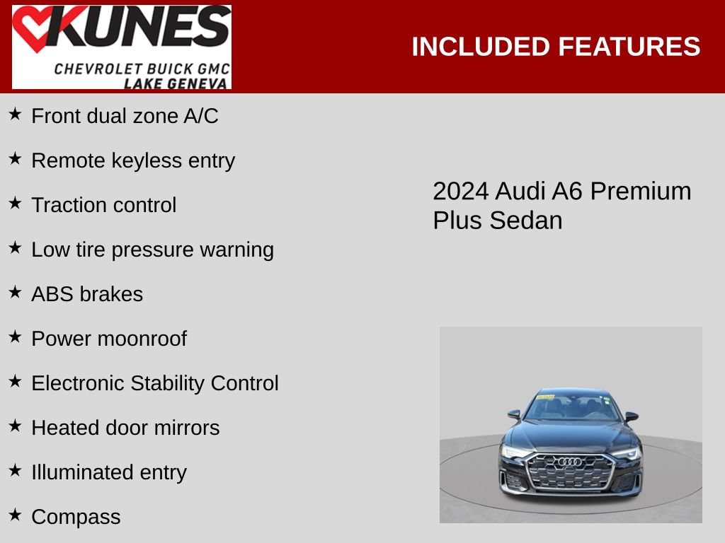 Used 2024 Audi A6 Premium Plus AWD/4WD image 2