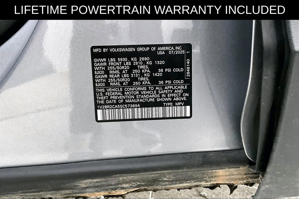 Used 2025 Volkswagen Atlas SEL image 45
